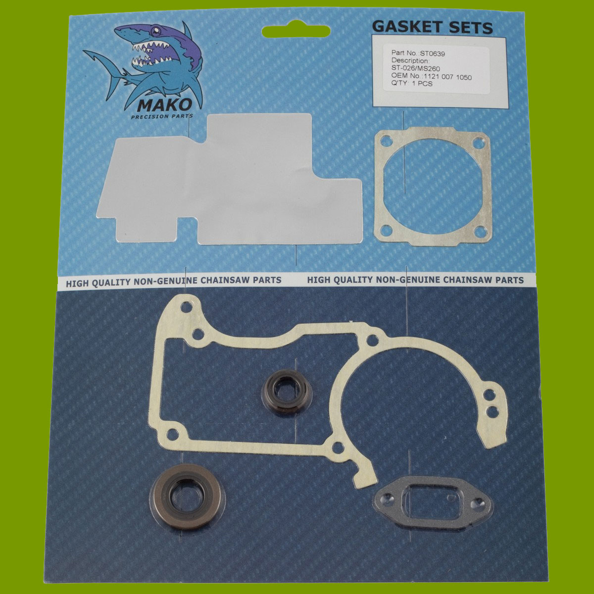 (image for) Stihl Gasket Set for 026 and MS260 1121 029 0500, ST0639
